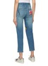 Back View - Click To Enlarge - ALICE & OLIVIA - x Keith Haring 'Byron' sequin graphic appliqué distressed jeans