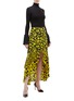 Figure View - Click To Enlarge - ALICE & OLIVIA - 'Sueann' daffodil print tiered ruffle high-low midi skirt