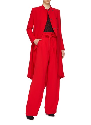Figure View - Click To Enlarge - ALICE & OLIVIA - 'Karley' belted wool coat