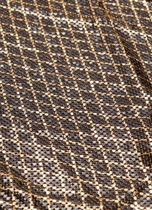 Detail View - Click To Enlarge - ALICE & OLIVIA - 'Harmony' chainmail mini slip dress
