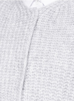 Detail View - Click To Enlarge - MO&CO. EDITION 10 - Chunky rib knit long cardigan