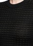 Detail View - Click To Enlarge - 3.1 PHILLIP LIM - Stripe hem smocked pima cotton sweater dress