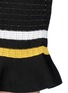 Detail View - Click To Enlarge - 3.1 PHILLIP LIM - Stripe hem smocked pima cotton sweater dress