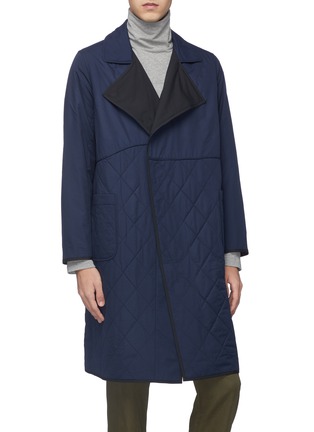 Detail View - Click To Enlarge - PHVLO - Rain-repellent reversible notched lapel padded unisex coat