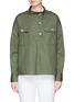 Main View - Click To Enlarge - ISABEL MARANT ÉTOILE - 'Ipa' oversized pocket cotton-linen gabardine blouse