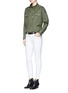 Figure View - Click To Enlarge - ISABEL MARANT ÉTOILE - 'Ipa' oversized pocket cotton-linen gabardine blouse