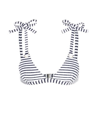 Main View - Click To Enlarge - MARA HOFFMAN - Terry stripe triangle bikini top