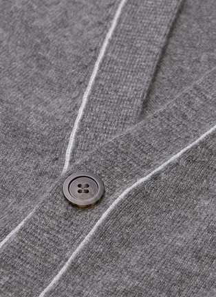  - EQUIL - Contrast seam cashmere cardigan