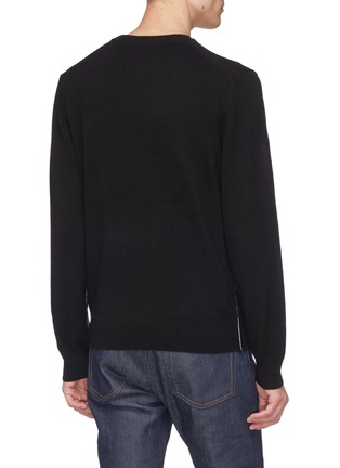 Back View - Click To Enlarge - EQUIL - Contrast seam cashmere sweater