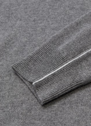 - EQUIL - Contrast seam cashmere sweater