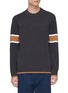Main View - Click To Enlarge - EQUIL - Stripe sleeve wool-cashmere sweater