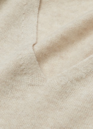  - EQUIL - Contrast seam cashmere V-neck sweater