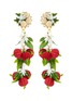 Main View - Click To Enlarge - MERCEDES SALAZAR - 'Berry' drop clip earrings