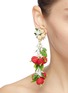 Figure View - Click To Enlarge - MERCEDES SALAZAR - 'Berry' drop clip earrings