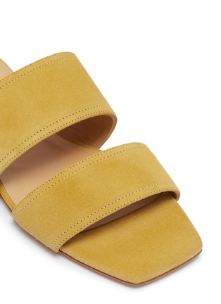 Detail View - Click To Enlarge - AEYDE - 'Mattea' suede slide sandals