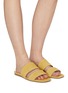 Figure View - Click To Enlarge - AEYDE - 'Mattea' suede slide sandals