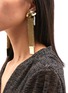 Figure View - Click To Enlarge - ELLERY - 'Succession Broken Eye' chainmail drop earrings