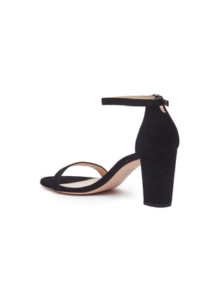  - STUART WEITZMAN - 'Nearlynude' ankle strap suede sandals