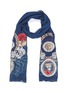 Main View - Click To Enlarge - ALEXANDER MCQUEEN - Lost At Sea silk blend scarf