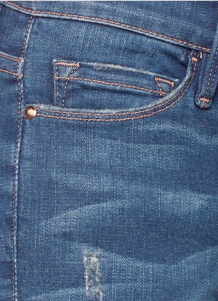 Detail View - Click To Enlarge - FRAME - 'Le Skinny de Jeanne' distressed jeans