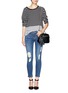 Figure View - Click To Enlarge - FRAME - 'Le Skinny de Jeanne' distressed jeans