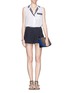 Figure View - Click To Enlarge - FRAME - 'Le Culotte' stripe denim shorts