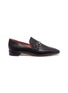 Main View - Click To Enlarge - PEDDER RED - 'Zack' horsebit leather loafers