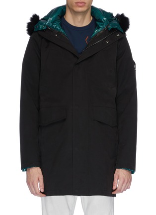 Main View - Click To Enlarge - 49WINTERS - 'The Parka' two-in-one fox fur hooded parka and down puffer jacket