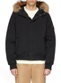 Main View - Click To Enlarge - 49WINTERS - 'Draycott' raccoon fur hooded bomber jacket