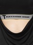 Detail View - Click To Enlarge - T BY ALEXANDER WANG - Cutout logo back stretch jersey dress
