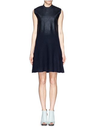 Main View - Click To Enlarge - 3.1 PHILLIP LIM - Lacquer bodice knit dress