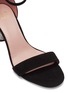 Detail View - Click To Enlarge - PEDDER RED - 'Alice' glass crystal heel ankle strap suede sandals