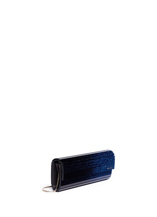 Front View - Click To Enlarge - JIMMY CHOO - 'Sweetie' degradé glitter acrylic clutch