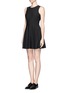 Figure View - Click To Enlarge - THEORY - 'Tillora' flare dress 