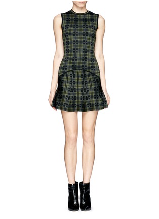 Main View - Click To Enlarge - TORN BY RONNY KOBO - Drop waist plaid dress