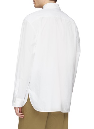 Back View - Click To Enlarge - MARNI - Pinstripe shoulder shirt