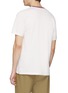 Back View - Click To Enlarge - MARNI - Stripe collar T-shirt