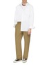 Figure View - Click To Enlarge - MARNI - Stripe collar T-shirt
