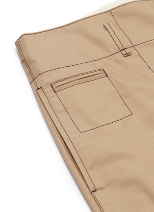  - MARNI - Roll cuff colourblock patchwork shorts