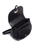  - MICHAEL KORS - 'Isadore' medium suede flap leather crossbody saddle bag