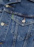  - VETEMENTS - x Levi Strauss & Co. detachable contrast hood patchwork denim jacket
