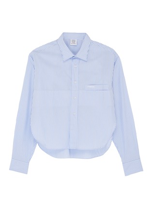 Main View - Click To Enlarge - VETEMENTS - Folded stripe shirt