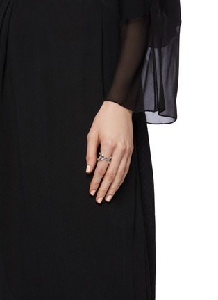 Figure View - Click To Enlarge - PHILIPPE AUDIBERT - 'Ginger' cutout band open ring