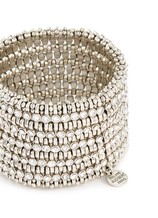 Detail View - Click To Enlarge - PHILIPPE AUDIBERT - 'Amelia' Swarovski crystal bead mini five row bracelet