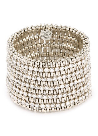 Main View - Click To Enlarge - PHILIPPE AUDIBERT - 'Amelia' Swarovski crystal bead mini five row bracelet