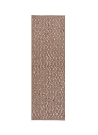 Main View - Click To Enlarge - ISH - Fringe fil coupé cashmere scarf