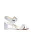Main View - Click To Enlarge - SOPHIA WEBSTER - 'Arlo' jewelled buckle glitter sandals