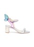Main View - Click To Enlarge - SOPHIA WEBSTER - 'Chiara' butterfly wing mirror leather sandals