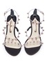 Detail View - Click To Enlarge - SOPHIA WEBSTER - 'Rosalind Gem' glass crystal PVC strap sandals
