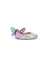 Main View - Click To Enlarge - SOPHIA WEBSTER - 'Chiara Baby' butterfly appliqué metallic leather infant Mary Jane flats